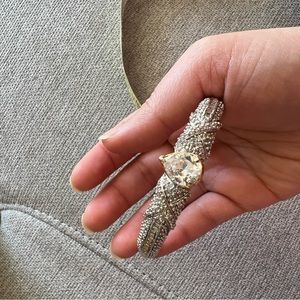 Bangle style bracelet with lock